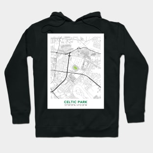 Celtic Park Map Design Hoodie